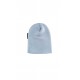 LULLALOVE Premium Beanie aus 100% Merinowolle Gr. M/L (U 46cm) - BABYBLAU