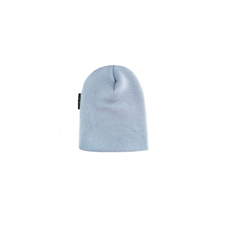 LULLALOVE Premium Beanie aus 100% Merinowolle Gr. M/L (U 46cm) - BABYBLAU