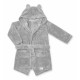 QBANA MAMA Bademantel Gr. 4-6 Jahre - GREY