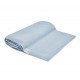 QBANA MAMA leichte Decke aus 100% Bambus 80x80cm - BABY BLUE