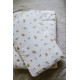 QBANA MAMA - Bettwäsche aus 100% Baumwolle mit "FÜLLUNG" 100x130cm - SECRET