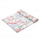 QBANA MAMA Swaddledecke aus 100% Bambusmusselin 120x120cm - FLORA