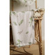 QBANA MAMA Swaddledecke aus 100% Bambusmusselin 120x120cm - NATURE