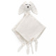 YOSOY - DouDou Schnusetuch Kuscheltier Hase aus 100 % Organic Cotton Musselin - ECRU